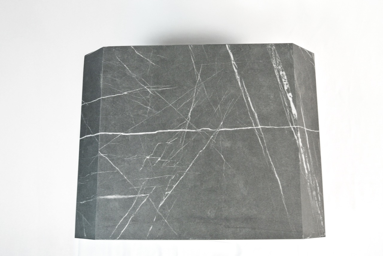 Table Ava bois upcyclé effet marbre – Image 5