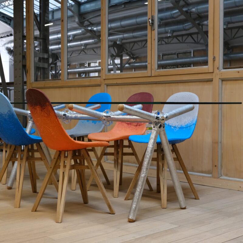 Chaise Gravêne 5.5 en plastique recyclé