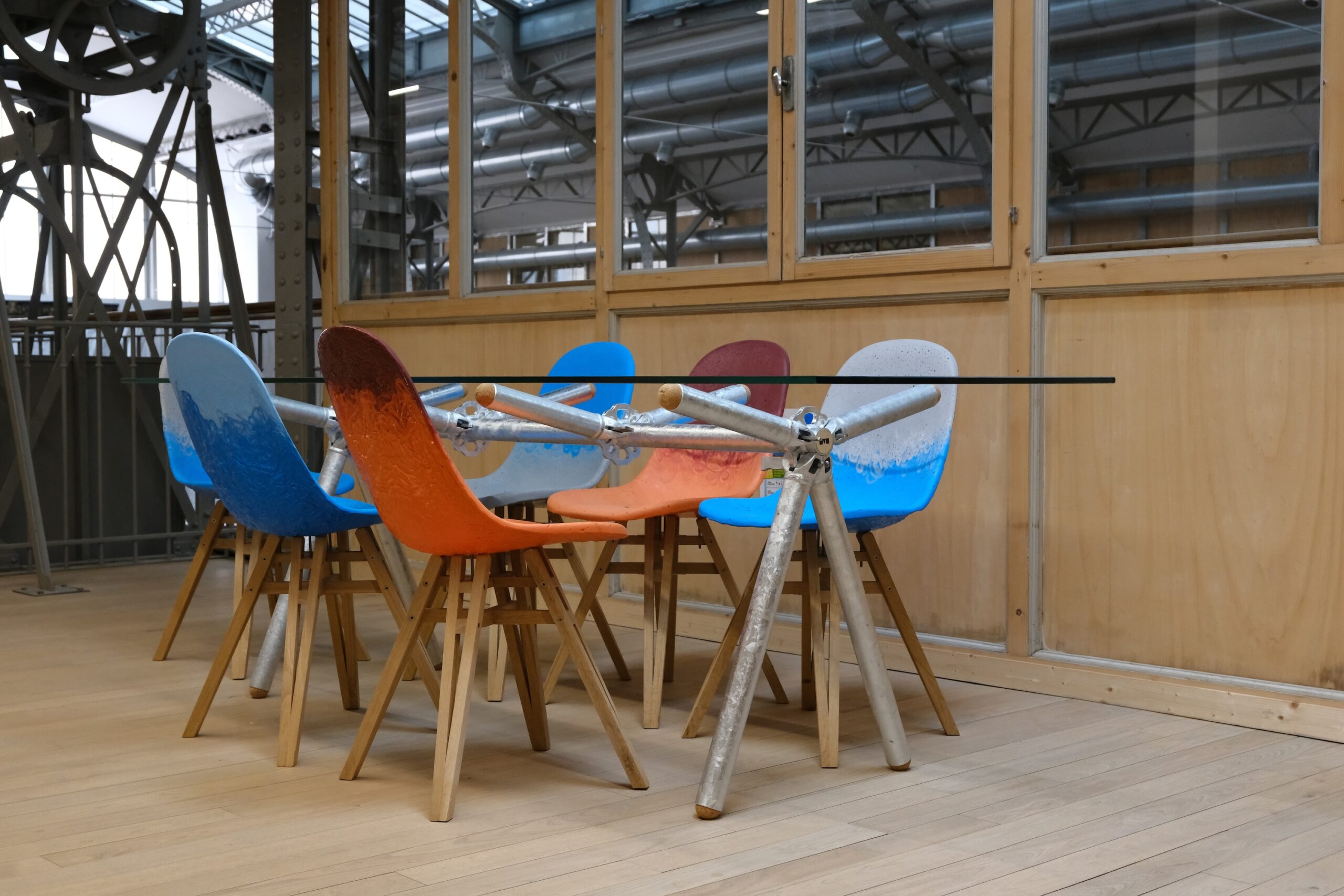 Chaise Gravêne 5.5 en plastique recyclé