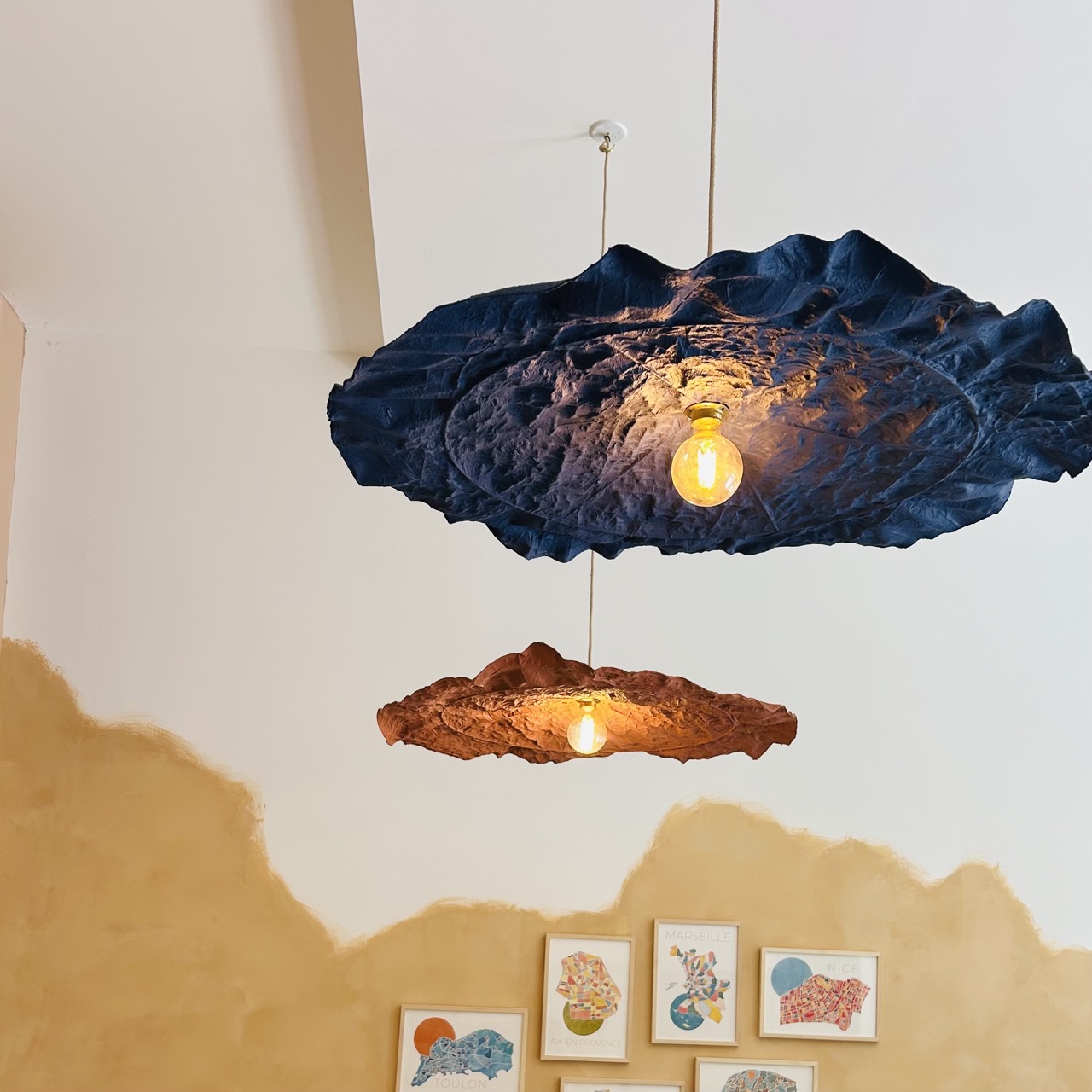 Abat-jour Pétale en plastique recyclé - Taille M