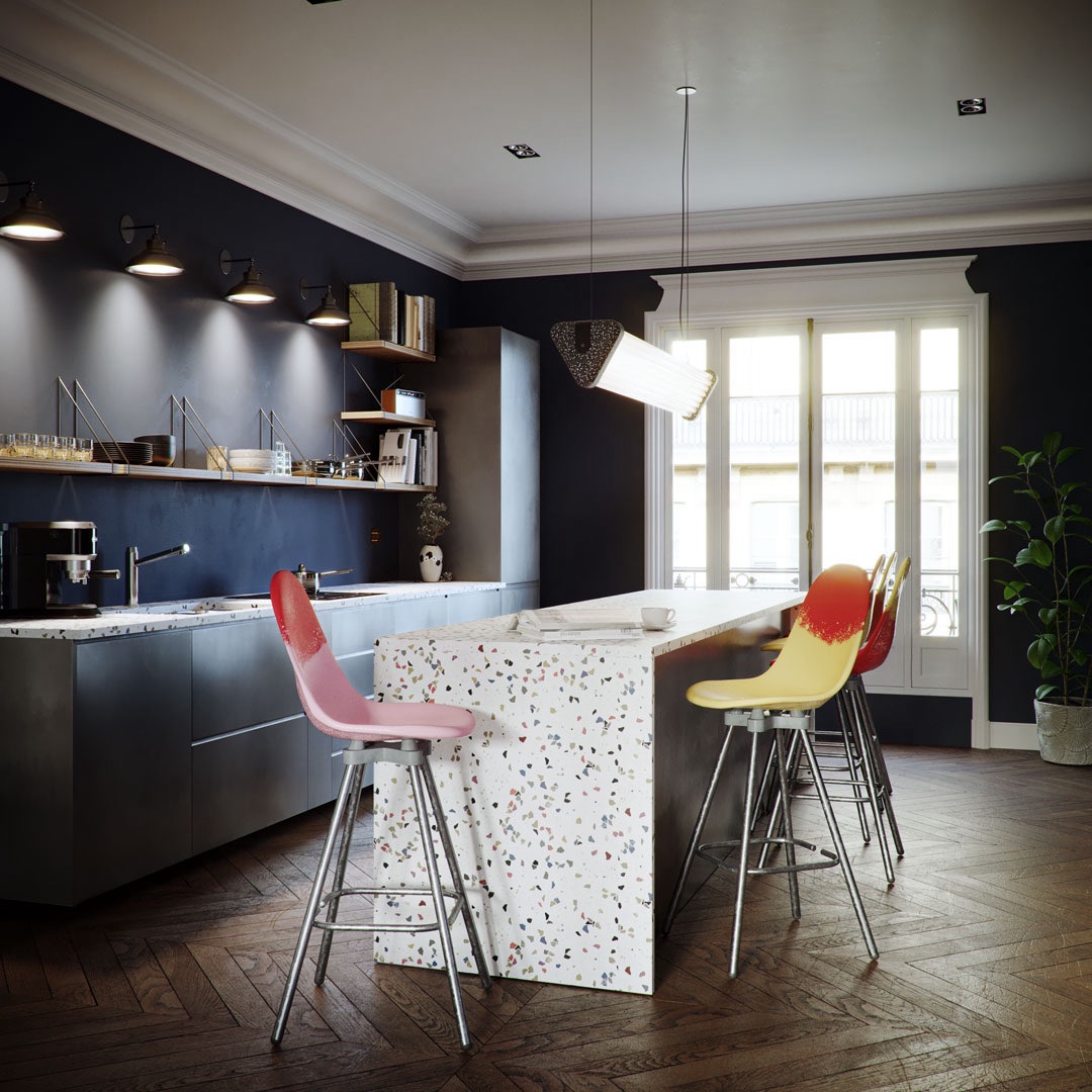 Chaise Gravêne 5.5 en plastique recyclé – Image 9