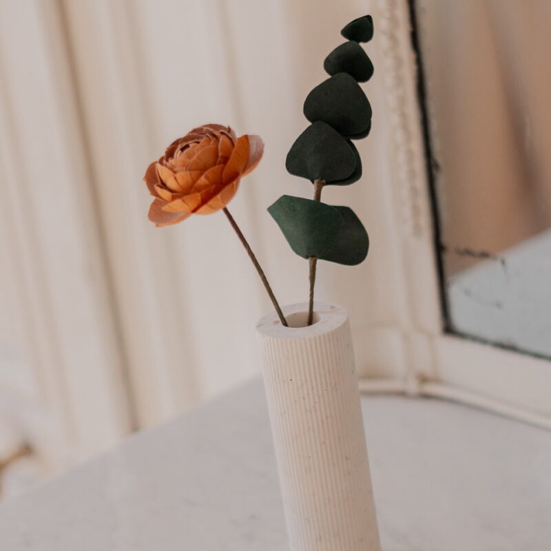 Soliflore en coquillages revalorisés