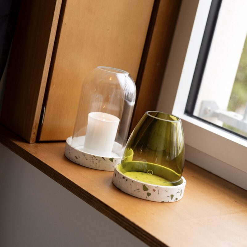 Photophore transparent recyclé S