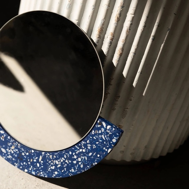 Miroir Demi-lune en coquillages revalorisés – Image 6