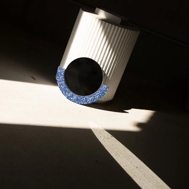 Miroir Demi-lune en coquillages revalorisés – Image 9