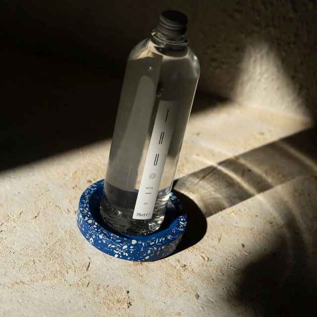 Socle en coquillages revalorisés