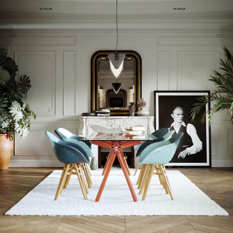 Chaise Gravêne 7.5 en plastique recyclé