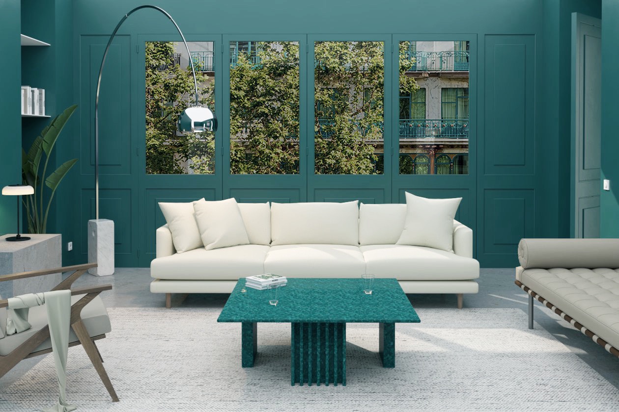 Table basse en plastique recyclé - 53.50 KAMA – Image 2