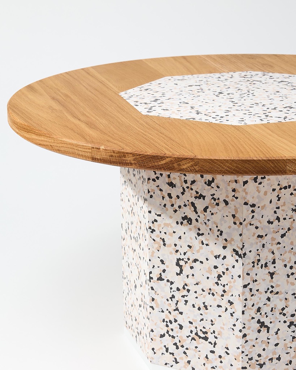 Table basse Léo bois recyclé - Terrazzo – Image 8