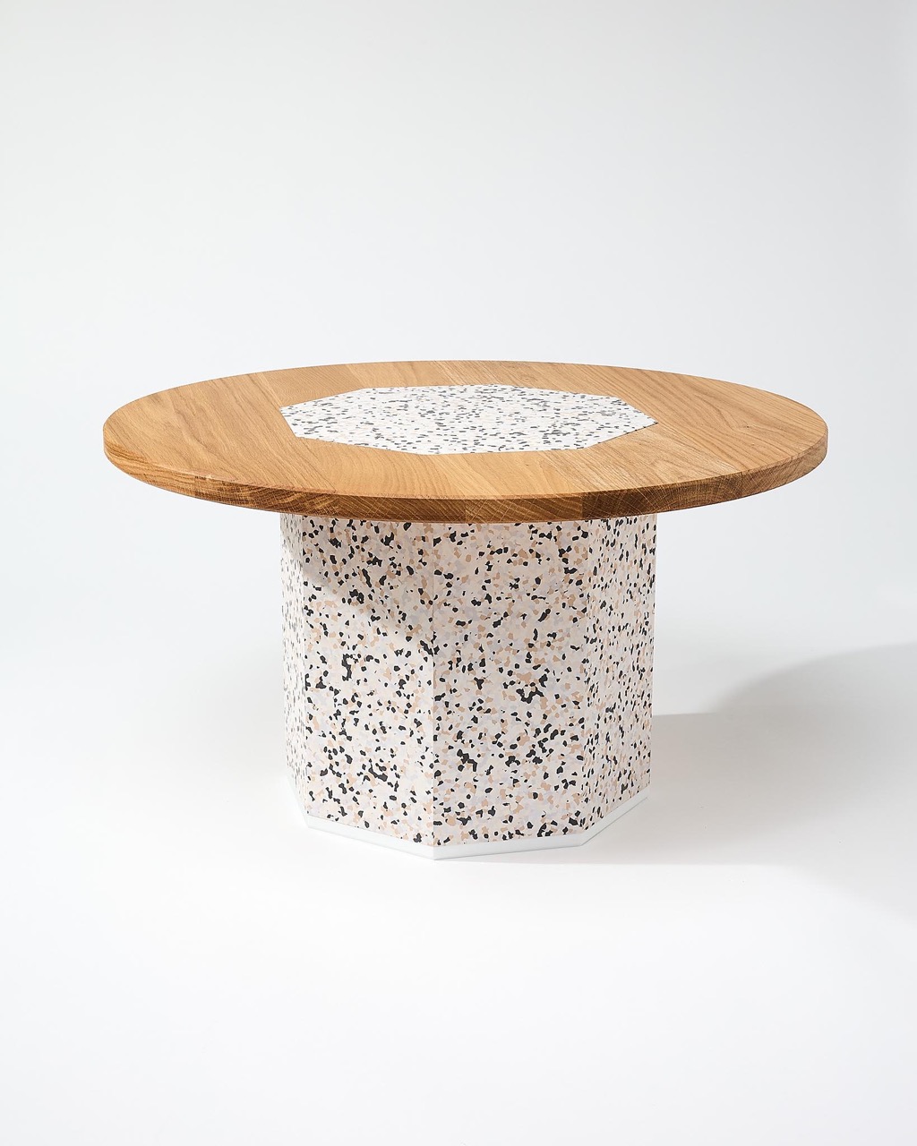 Table basse Léo bois recyclé - Terrazzo – Image 7