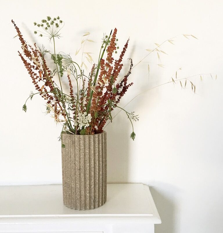 Vase Vaséo en coquillages d'huître recyclés