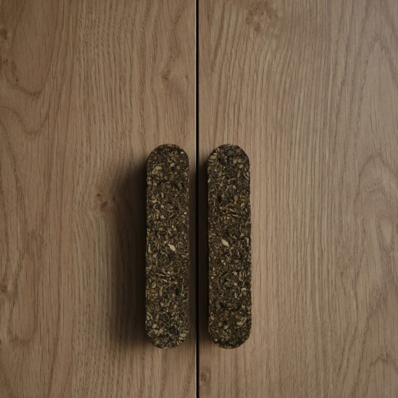 Poignée arrondis en algues recyclées