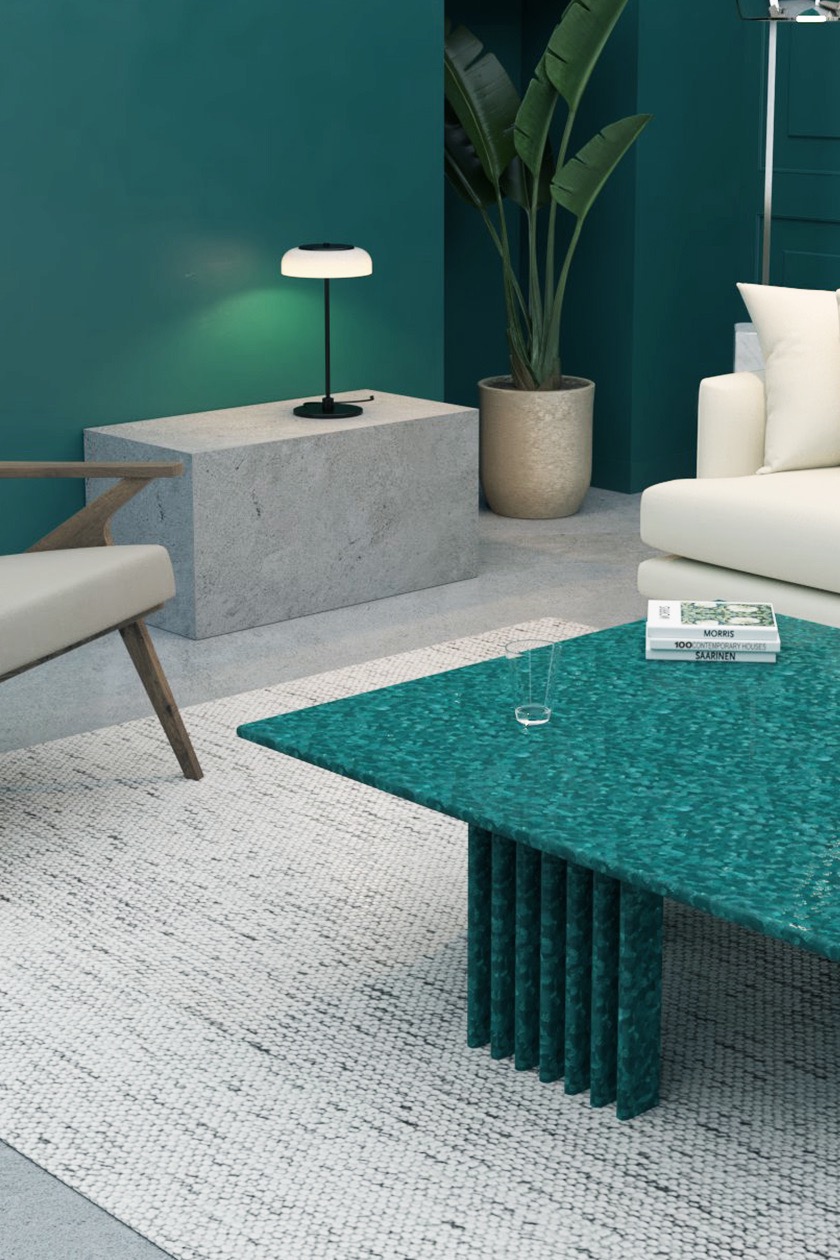 Table basse en plastique recyclé - 53.50 KAMA – Image 4