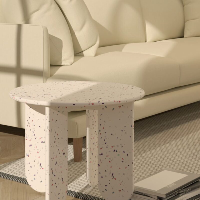 Table basse en plastique recyclé - 06.50 NILA