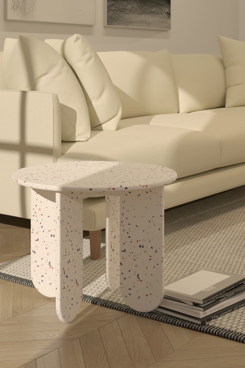 Table basse en plastique recyclé - 06.50 NILA