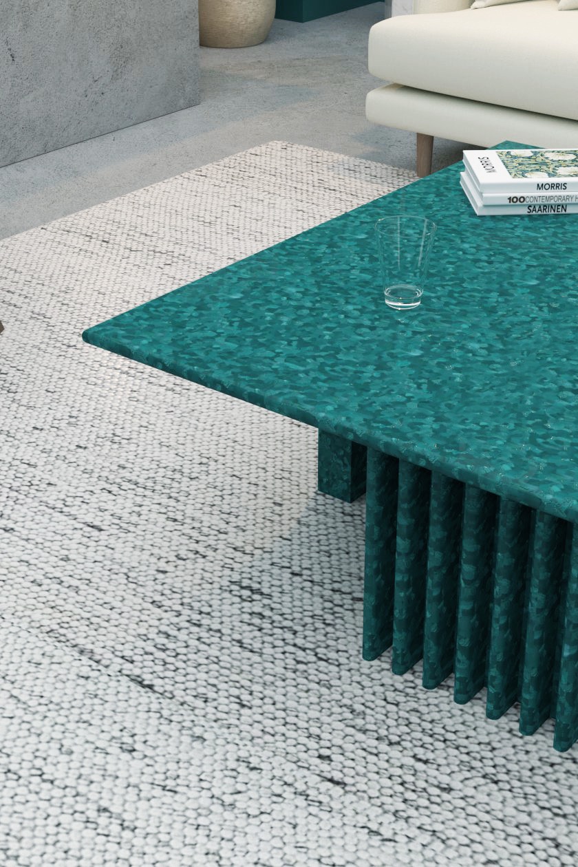 Table basse en plastique recyclé - 53.50 KAMA – Image 3