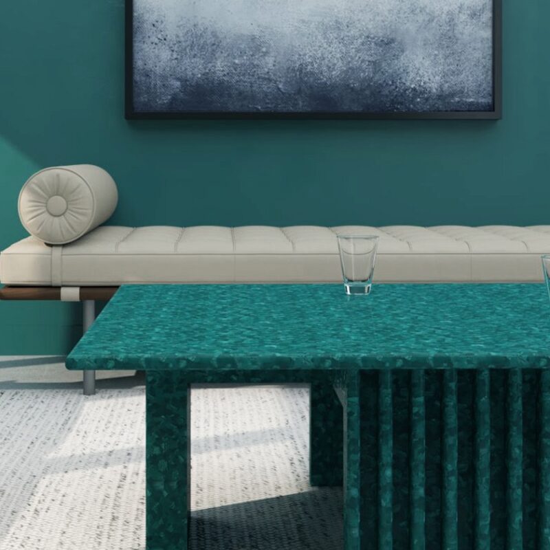 Table basse en plastique recyclé - 53.50 KAMA