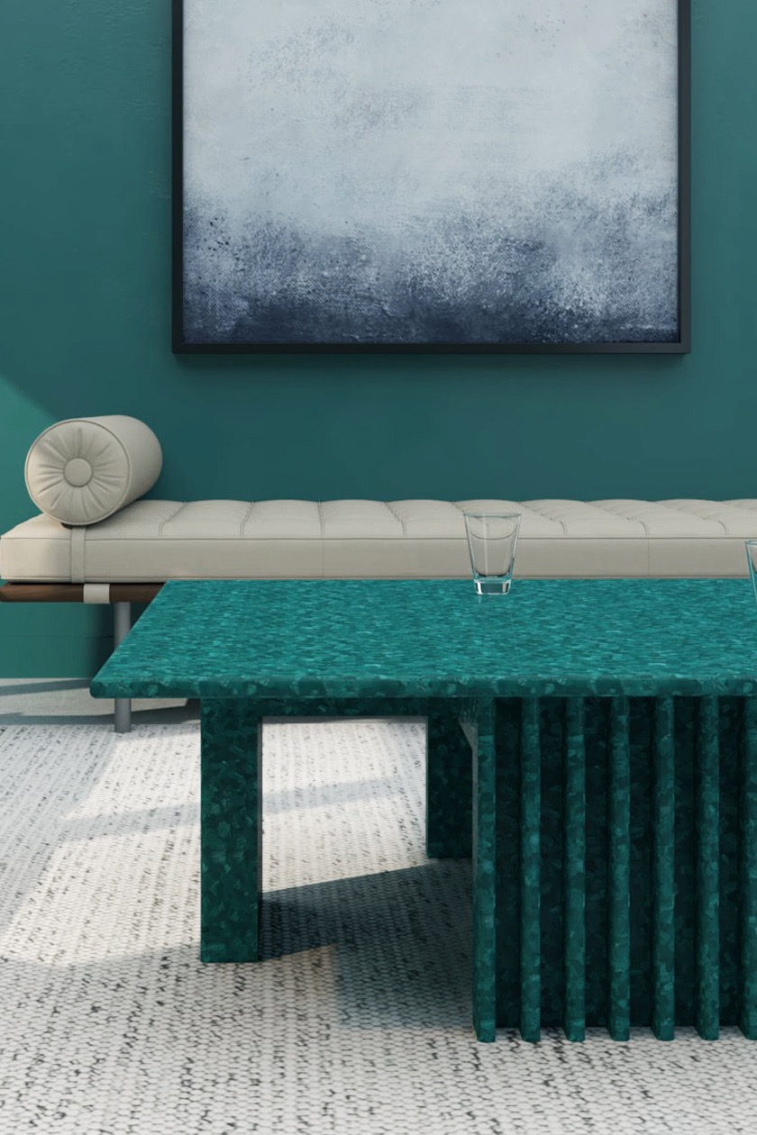 Table basse en plastique recyclé - 53.50 KAMA