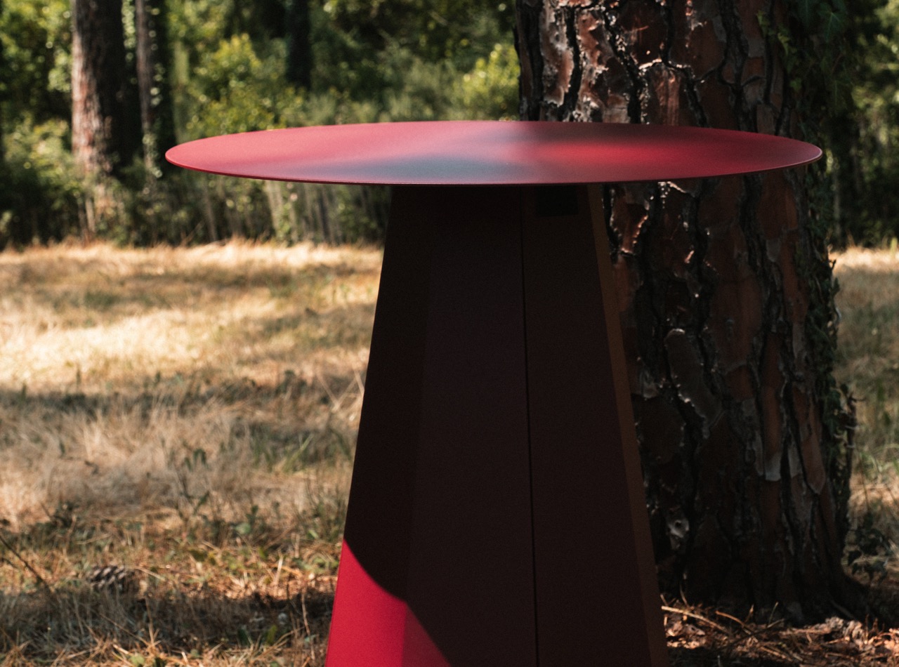 Mange-debout Itsaso en acier recyclé Ø 70 cm – Image 12