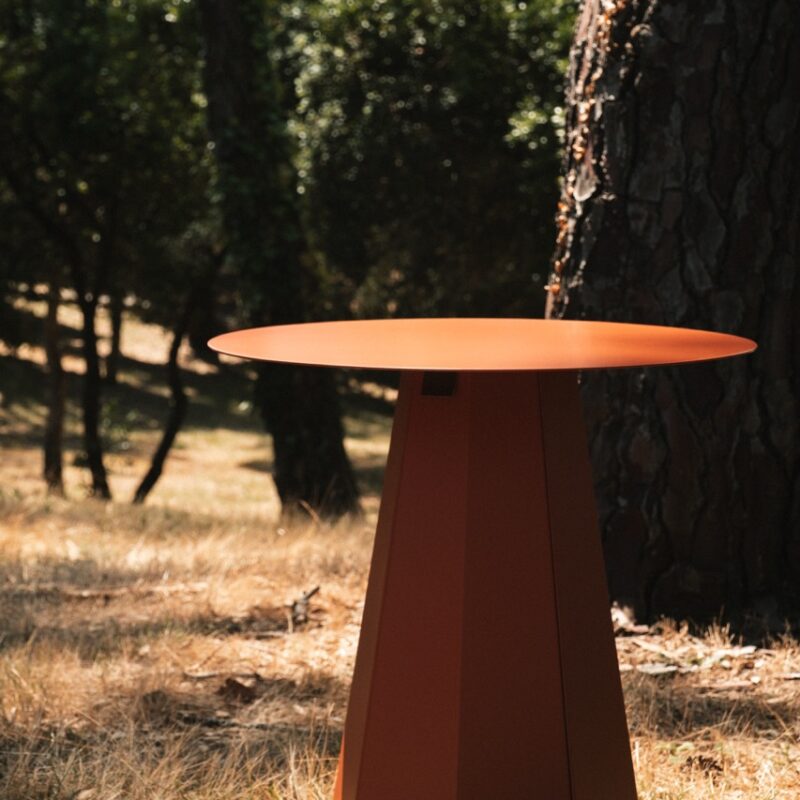 Table Itsaso recyclée Ø 70 cm