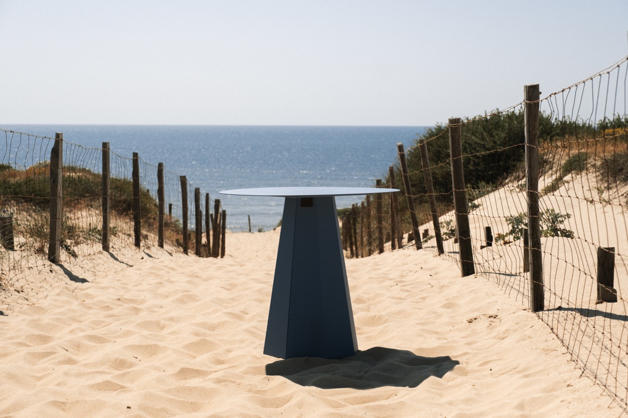 Mange-debout Itsaso en acier recyclé Ø 70 cm – Image 5