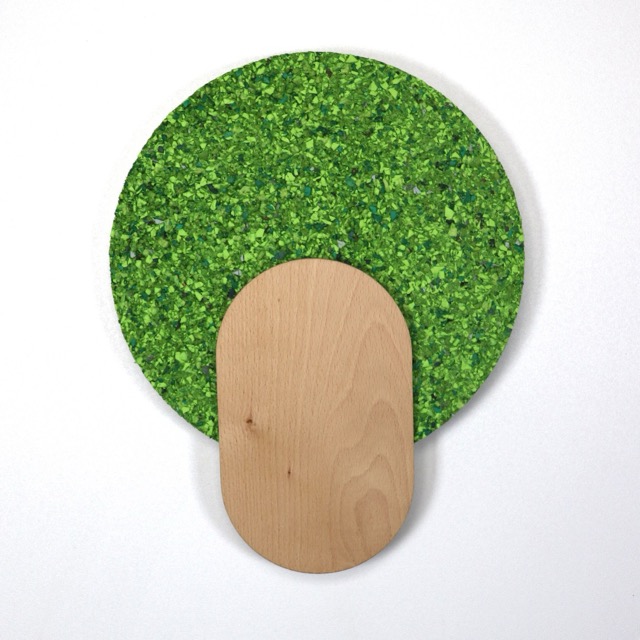 Applique murale en cuir recyclé – Image 3