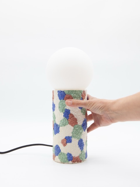 Lampe à poser tricolores 02 recyclée – Image 3