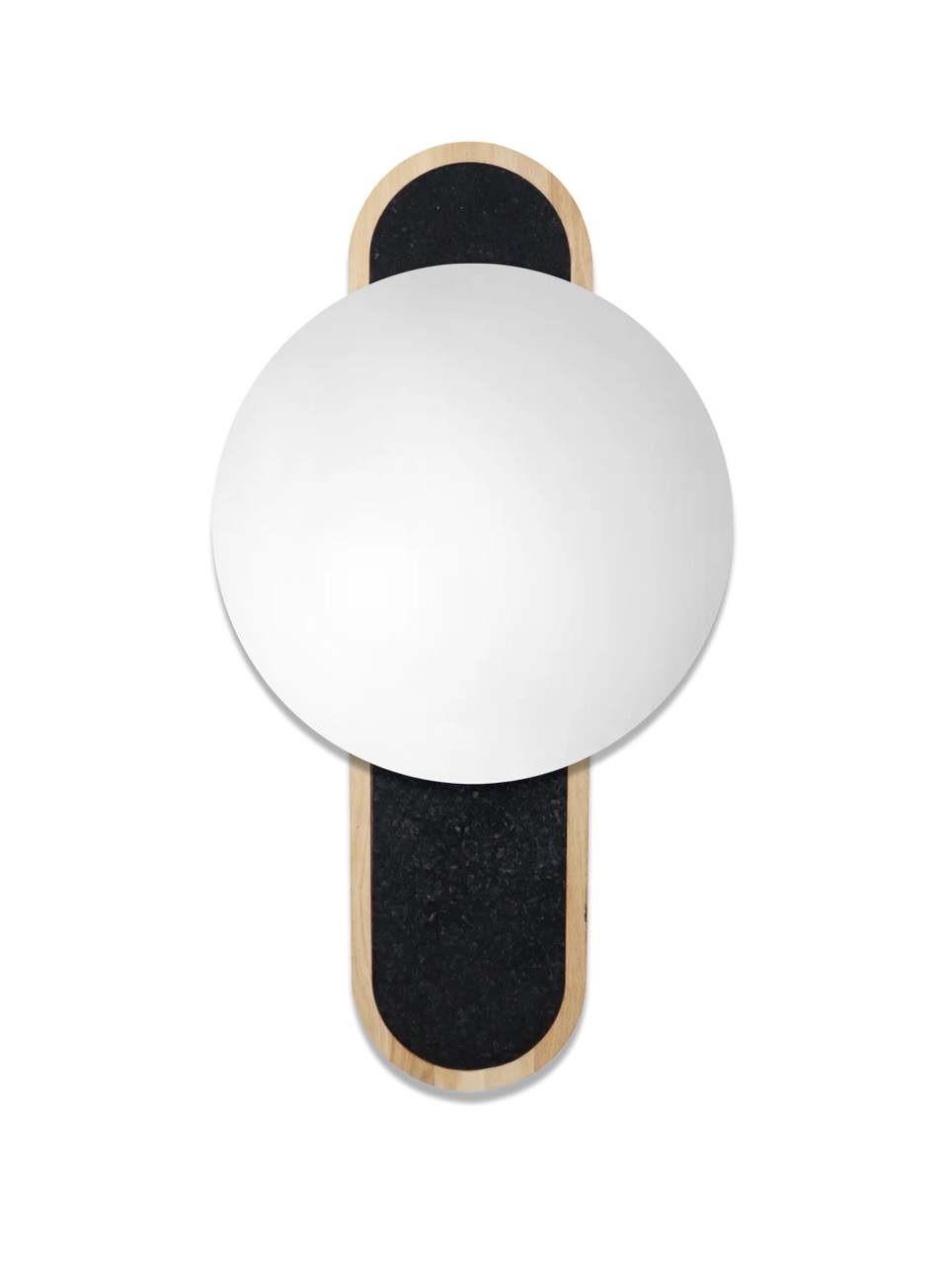 Miroir en cuir recyclé – Image 2