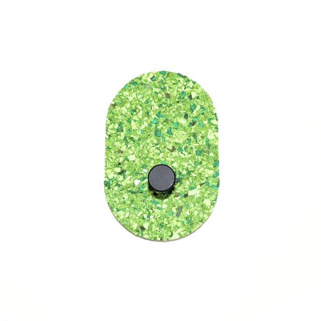 Patère ovale en cuir recyclé – Image 6