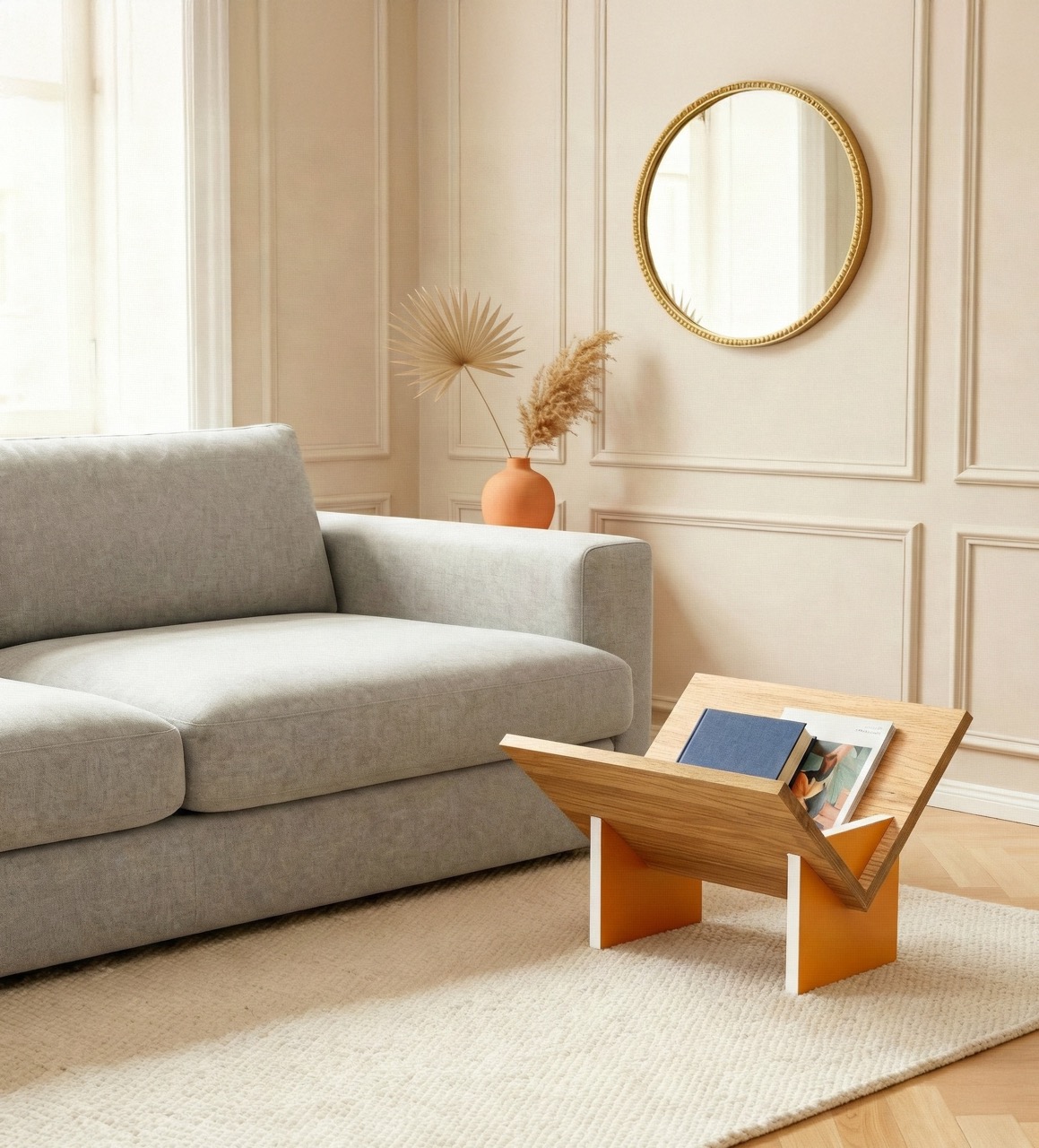 Porte-revues Raphaël en bois upcyclé – Image 2